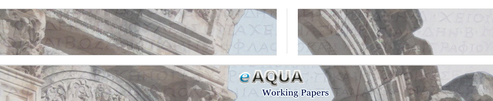 eAqua Working Papers @ Digitale Altertumswissenschaften