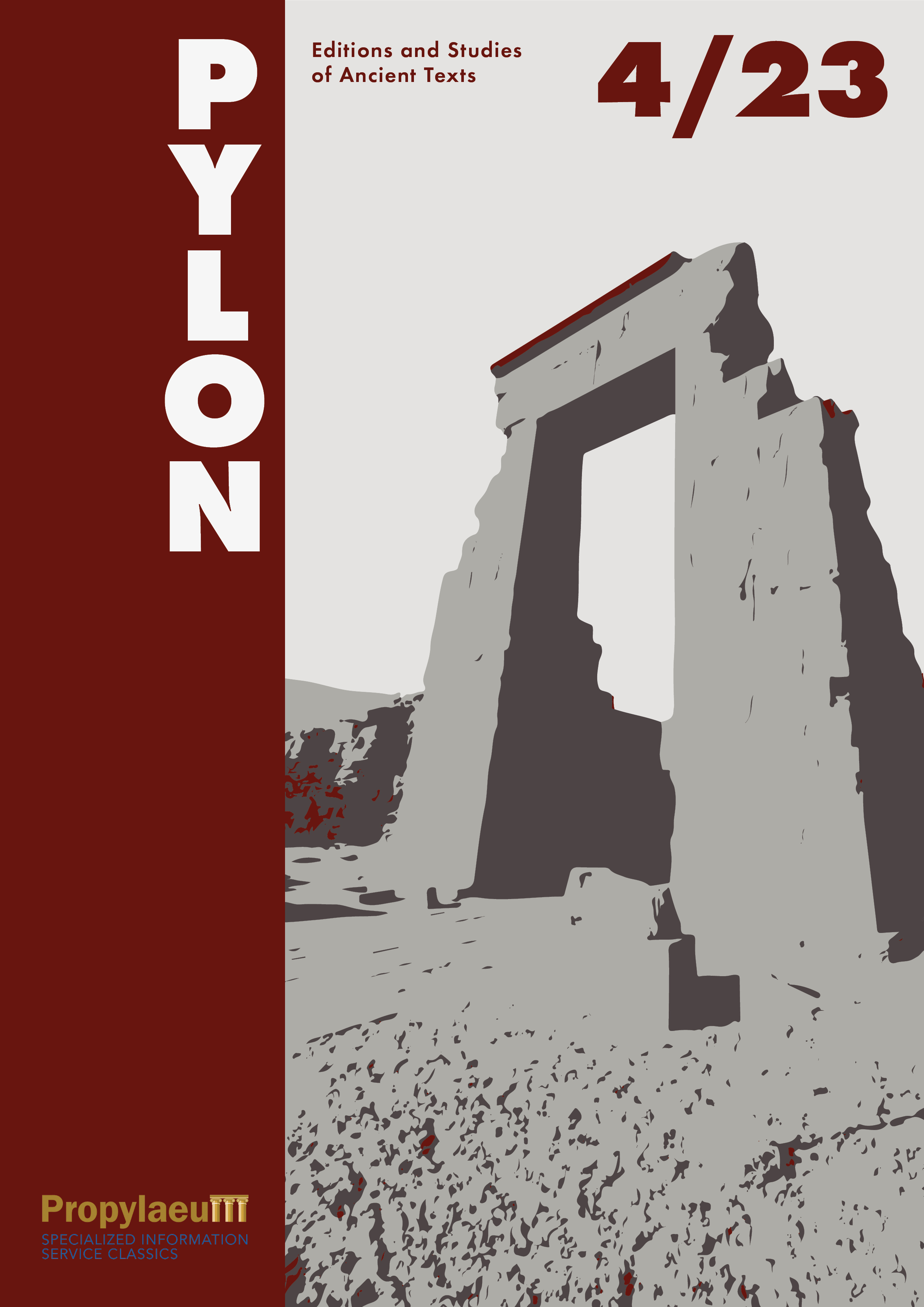 Issue 4 (2023) of Pylon. Editions and Studies of Ancient Texts
